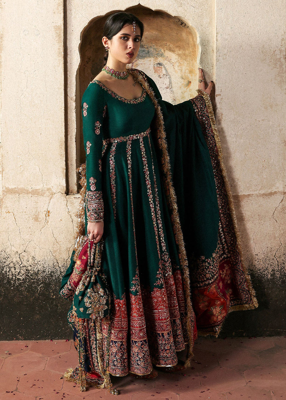 Buy Now Mussarat Wedding Formals by Hussain Rehar | Meherunissa Online in US, UK, Canada, France, Italy, Germany, Greece, Sweden, Africa & Worldwide at Empress.