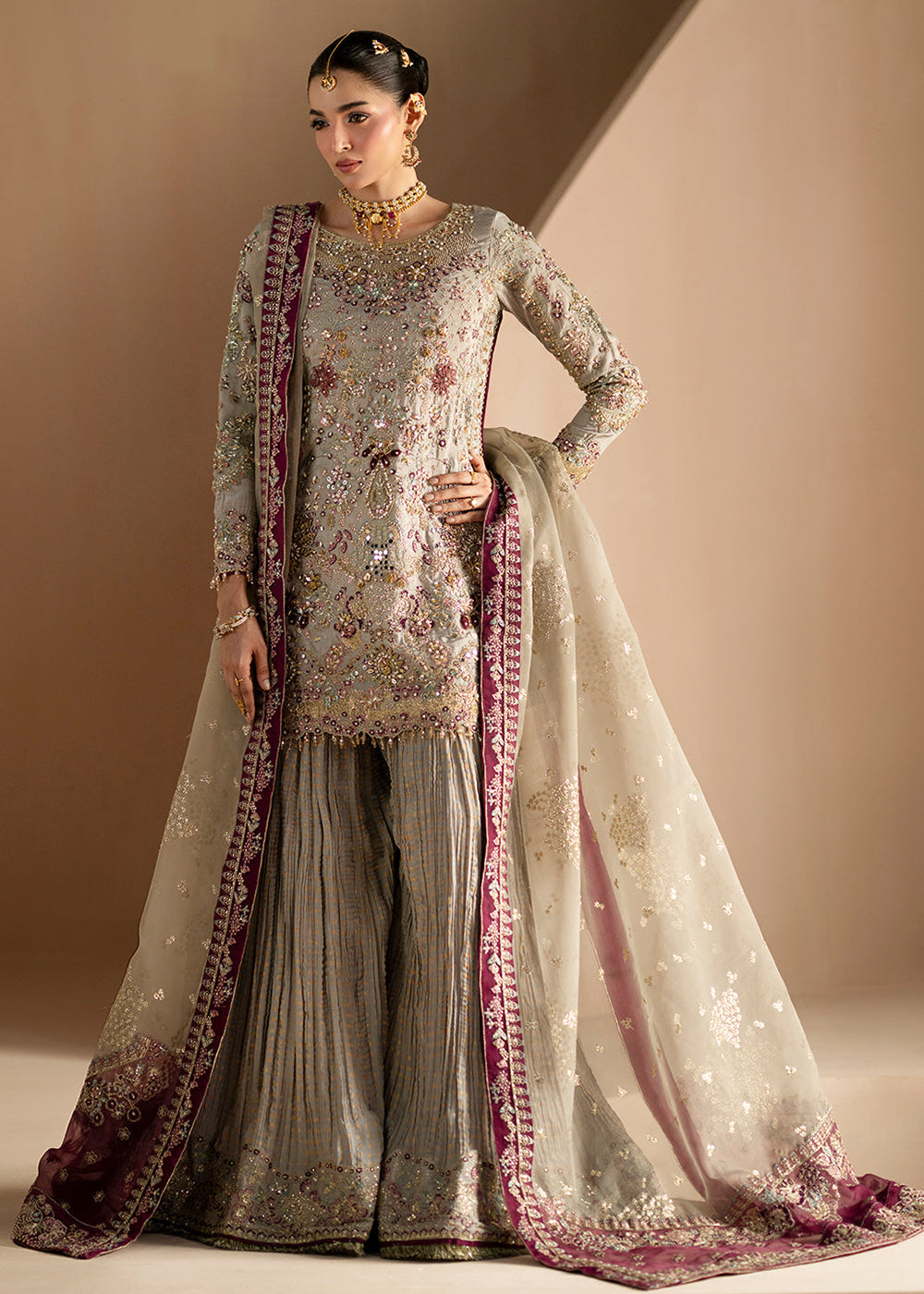 Buy Now Signature Wedding Formals '26 by AJR Couture | Mehr Online in US, UK, Canada, France, Italy, Germany, Greece, Sweden, Australia & Worldwide at Empress.