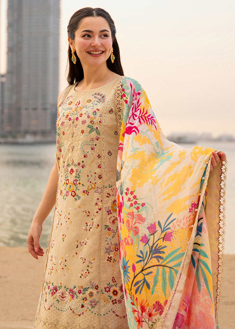 Buy Now Aya Luxury Lawn '26 by Faiza Saqlain | Merjem Online in US, UK, Canada, France, Greece, Germany, Ireland, Sweden, Denmark, UAE & Worldwide at Empress.
