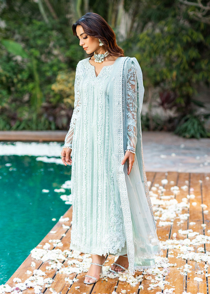 Buy Now Azure Luxe Festive Embroidered by Ahmed Patel | Mint Breeze Online in USA, UK, Canada & Worldwide at Empress Clothing.