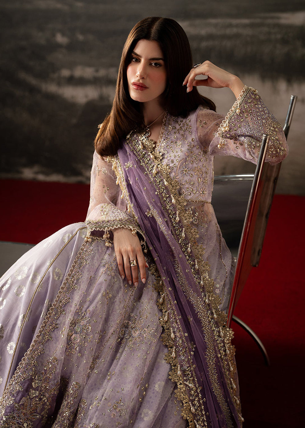 Buy Now Aure Wedding Formals '26 by Afrozeh | Monet Online in US, UK, Canada, France, Italy, Germany, Greece, Sweden, Australia, UAE & Worldwide at Empress.