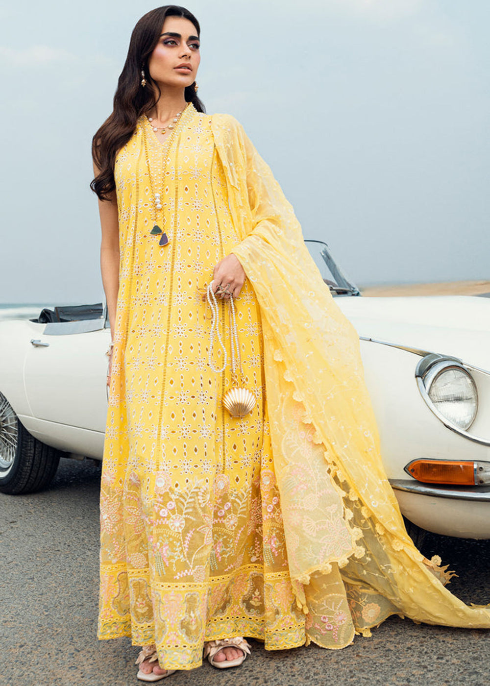 Buy Now Khuwab Unstitched Swiss Lawn '25 by Nureh | NE-144 Online in USA, UK, Canada, Italy, France, Norway, UAE & Worldwide at Empress Clothing.