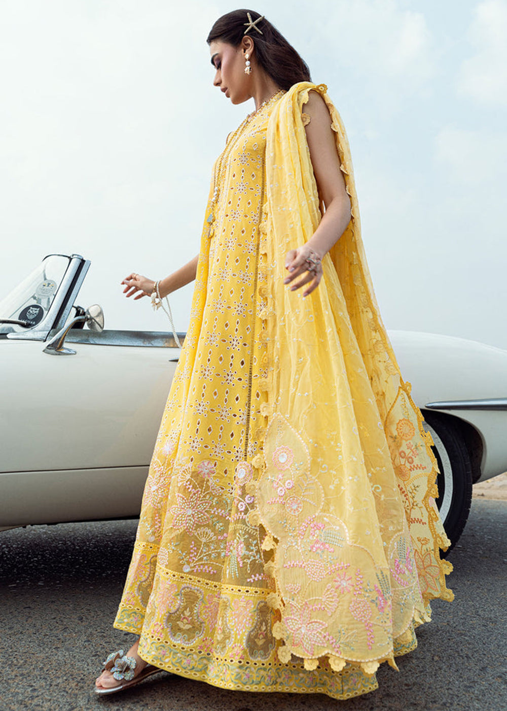 Buy Now Khuwab Unstitched Swiss Lawn '25 by Nureh | NE-144 Online in USA, UK, Canada, Italy, France, Norway, UAE & Worldwide at Empress Clothing.