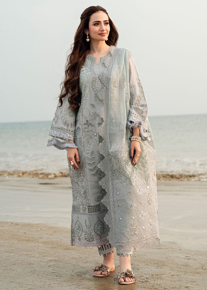 Buy Now Khuwab Unstitched Swiss Lawn '25 by Nureh | NE-145 Online in USA, UK, Canada, Italy, France, Norway, UAE & Worldwide at Empress Clothing.