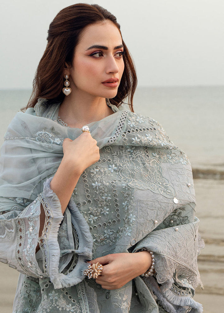 Buy Now Khuwab Unstitched Swiss Lawn '25 by Nureh | NE-145 Online in USA, UK, Canada, Italy, France, Norway, UAE & Worldwide at Empress Clothing.