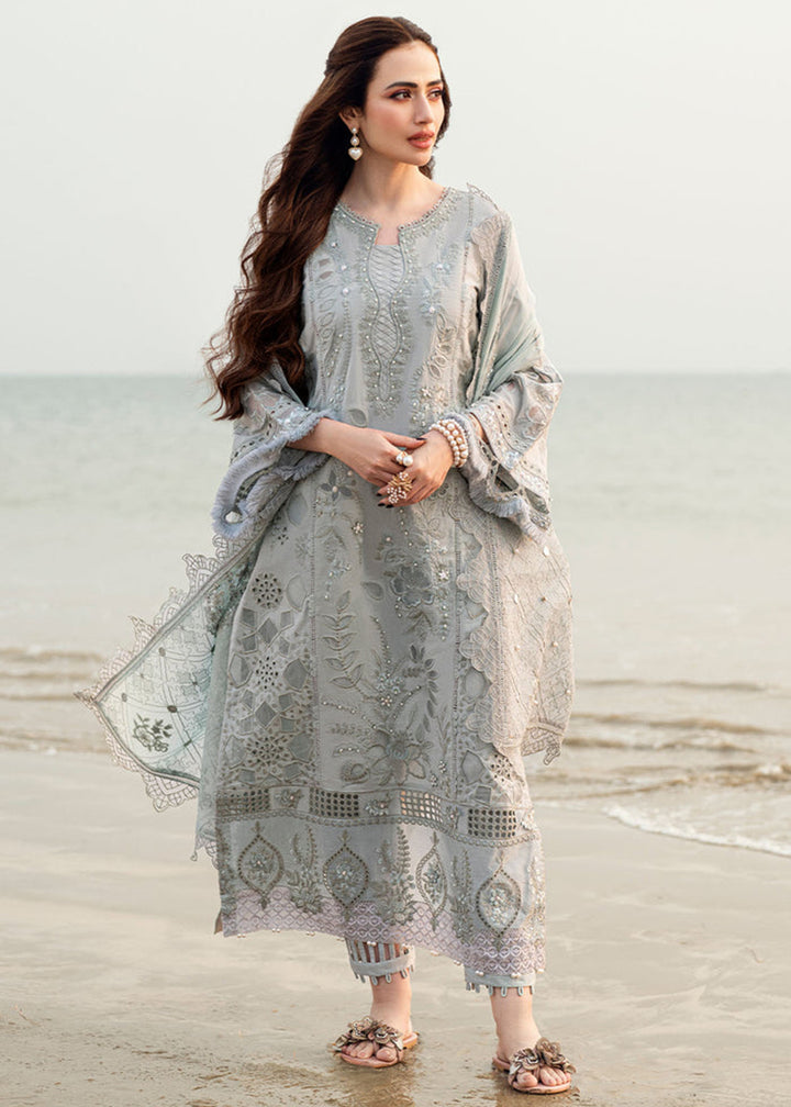 Buy Now Khuwab Unstitched Swiss Lawn '25 by Nureh | NE-145 Online in USA, UK, Canada, Italy, France, Norway, UAE & Worldwide at Empress Clothing.