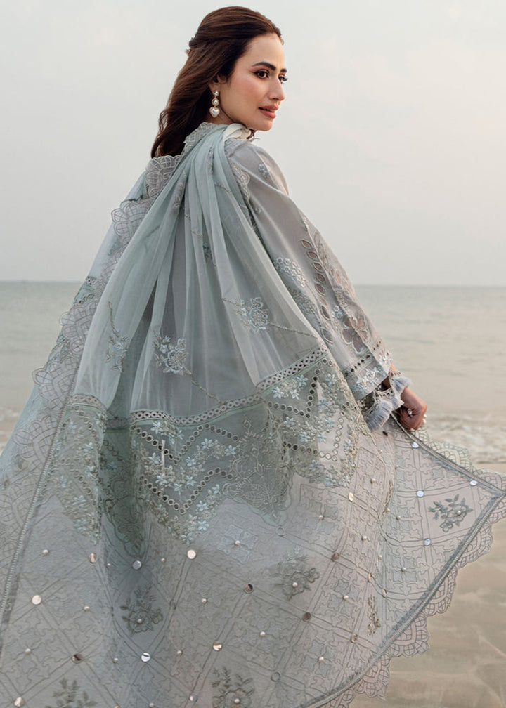 Buy Now Khuwab Unstitched Swiss Lawn '25 by Nureh | NE-145 Online in USA, UK, Canada, Italy, France, Norway, UAE & Worldwide at Empress Clothing.