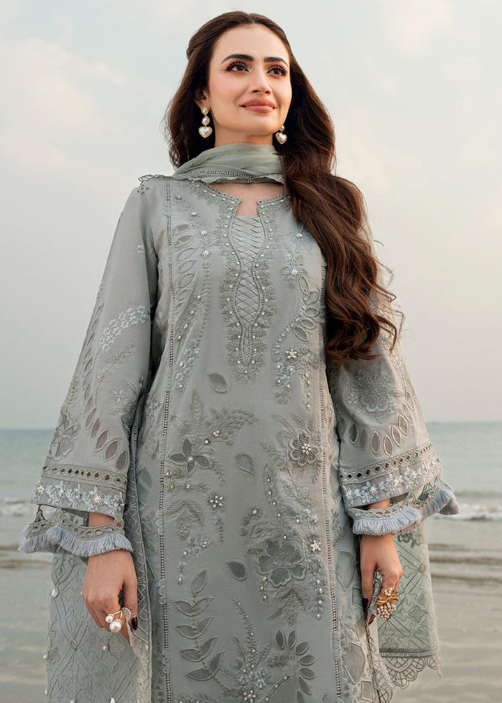 Buy Now Khuwab Unstitched Swiss Lawn '25 by Nureh | NE-145 Online in USA, UK, Canada, Italy, France, Norway, UAE & Worldwide at Empress Clothing.