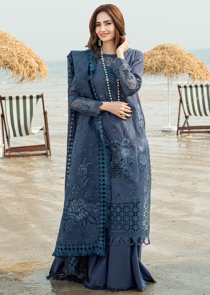 Buy Now Khuwab Unstitched Swiss Lawn '25 by Nureh | NE-146 Online in USA, UK, Canada, Italy, France, Norway, UAE & Worldwide at Empress Clothing.