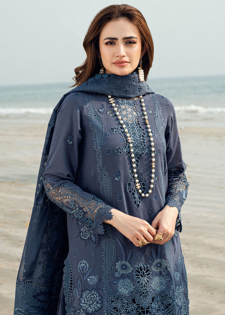 Buy Now Khuwab Unstitched Swiss Lawn '25 by Nureh | NE-146 Online in USA, UK, Canada, Italy, France, Norway, UAE & Worldwide at Empress Clothing.