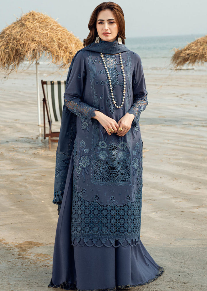 Buy Now Khuwab Unstitched Swiss Lawn '25 by Nureh | NE-146 Online in USA, UK, Canada, Italy, France, Norway, UAE & Worldwide at Empress Clothing.