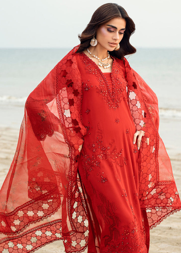 Buy Now Khuwab Unstitched Swiss Lawn '25 by Nureh | NE-147 Online in USA, UK, Canada, Italy, France, Norway, UAE & Worldwide at Empress Clothing.