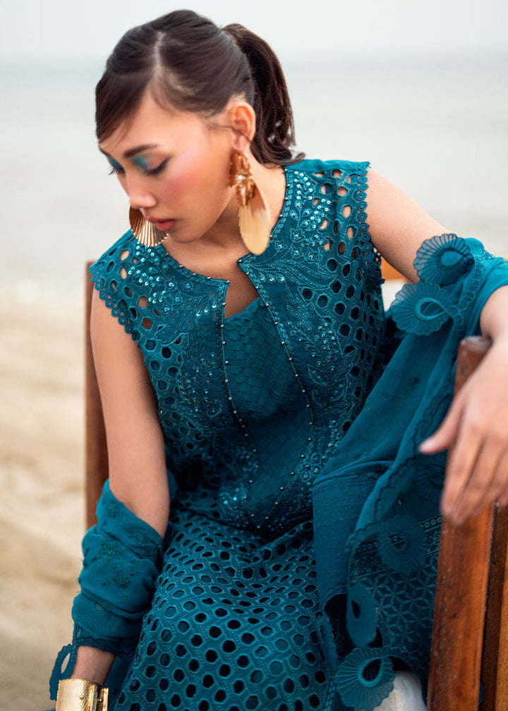 Buy Now Khuwab Unstitched Swiss Lawn '25 by Nureh | NE-148 Online in USA, UK, Canada, Italy, France, Norway, UAE & Worldwide at Empress Clothing.