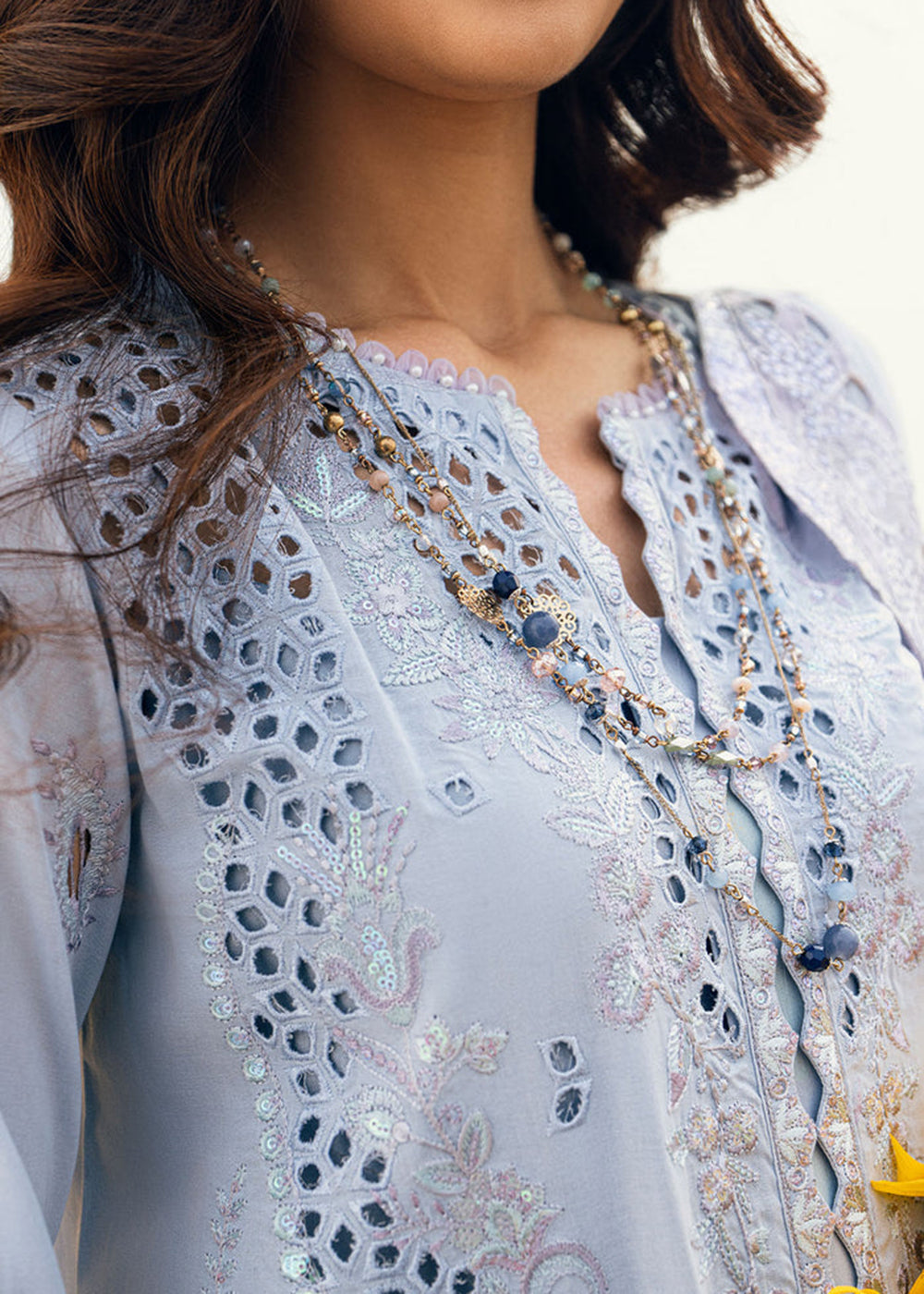 Buy Now Khuwab Unstitched Swiss Lawn '25 by Nureh | NE-150 Online in USA, UK, Canada, Italy, France, Norway, UAE & Worldwide at Empress Clothing.