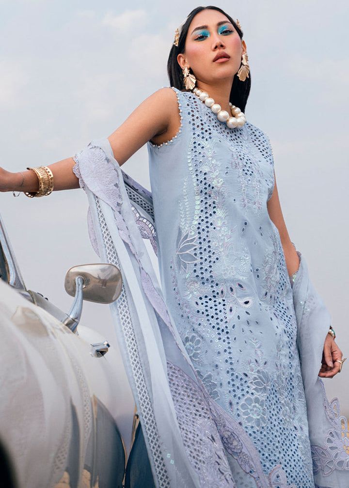 Buy Now Khuwab Unstitched Swiss Lawn '25 by Nureh | NE-150 Online in USA, UK, Canada, Italy, France, Norway, UAE & Worldwide at Empress Clothing.