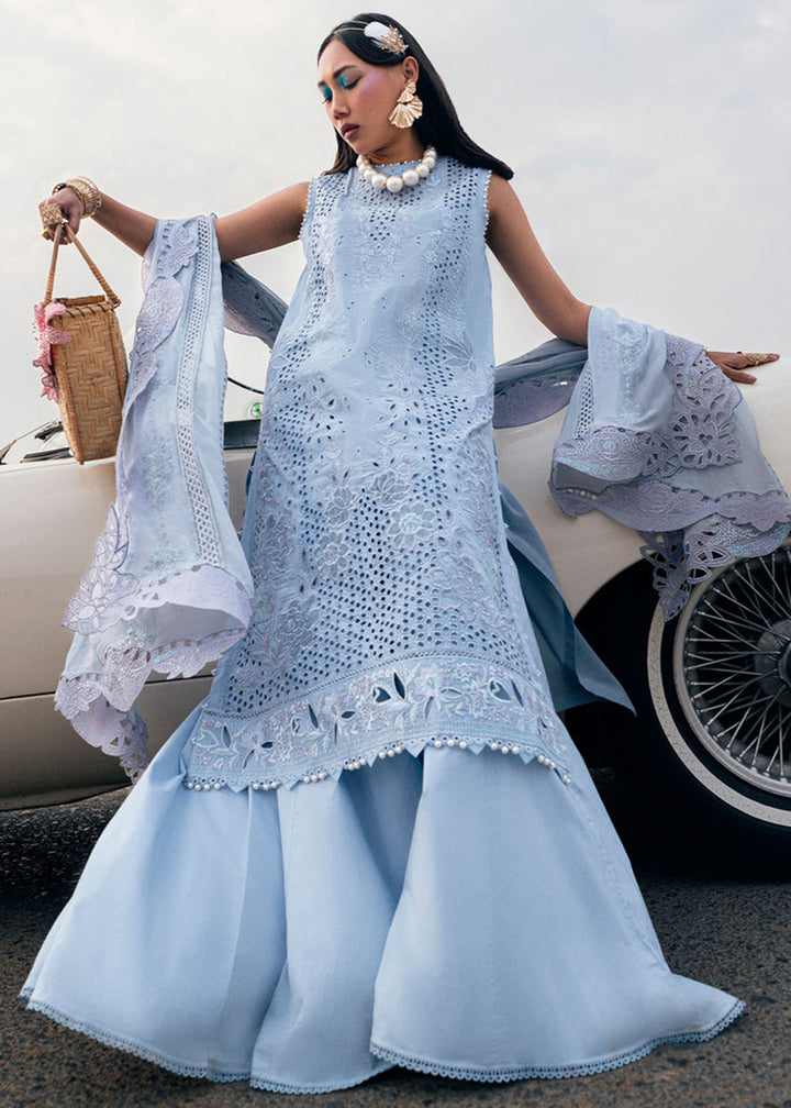 Buy Now Khuwab Unstitched Swiss Lawn '25 by Nureh | NE-150 Online in USA, UK, Canada, Italy, France, Norway, UAE & Worldwide at Empress Clothing.