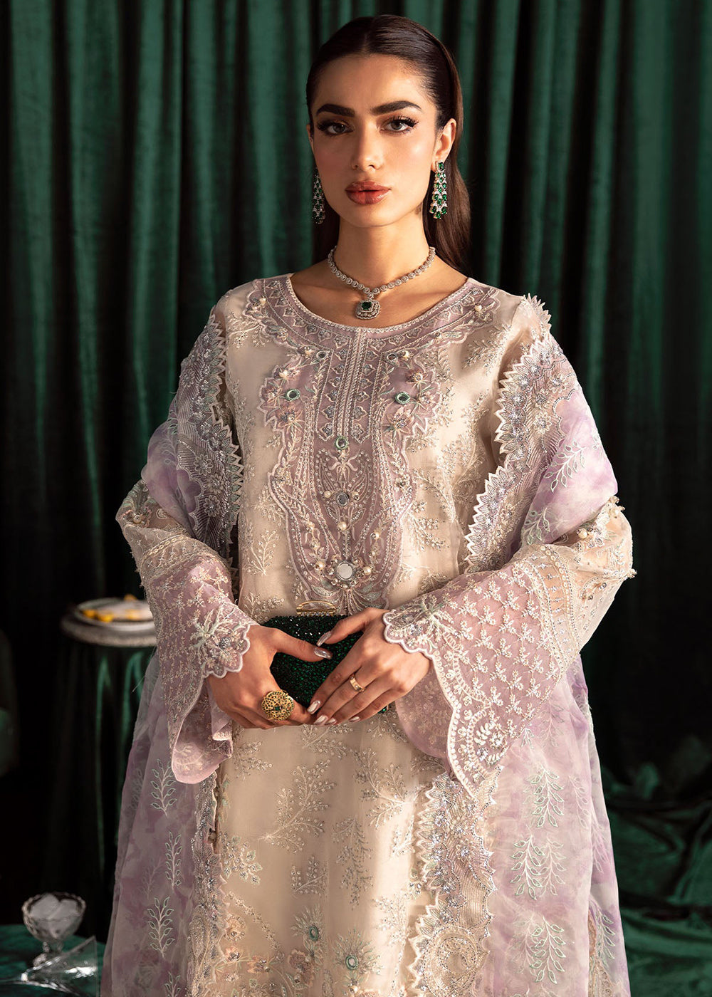 Buy Now Elanora Embroidered Formals' 24 by Nureh | NEL-43 Online at Empress Online in USA, UK, Canada & Worldwide at Empress Clothing.