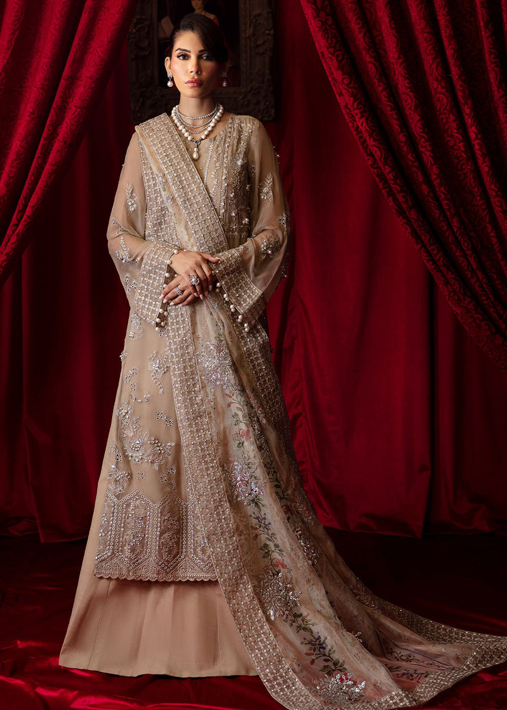 Buy Now Elanora Luxury Chiffon Collection '24 by Nureh | Cherine-NEL-49 Online at Empress Online in USA, UK, Canada & Worldwide at Empress Clothing.