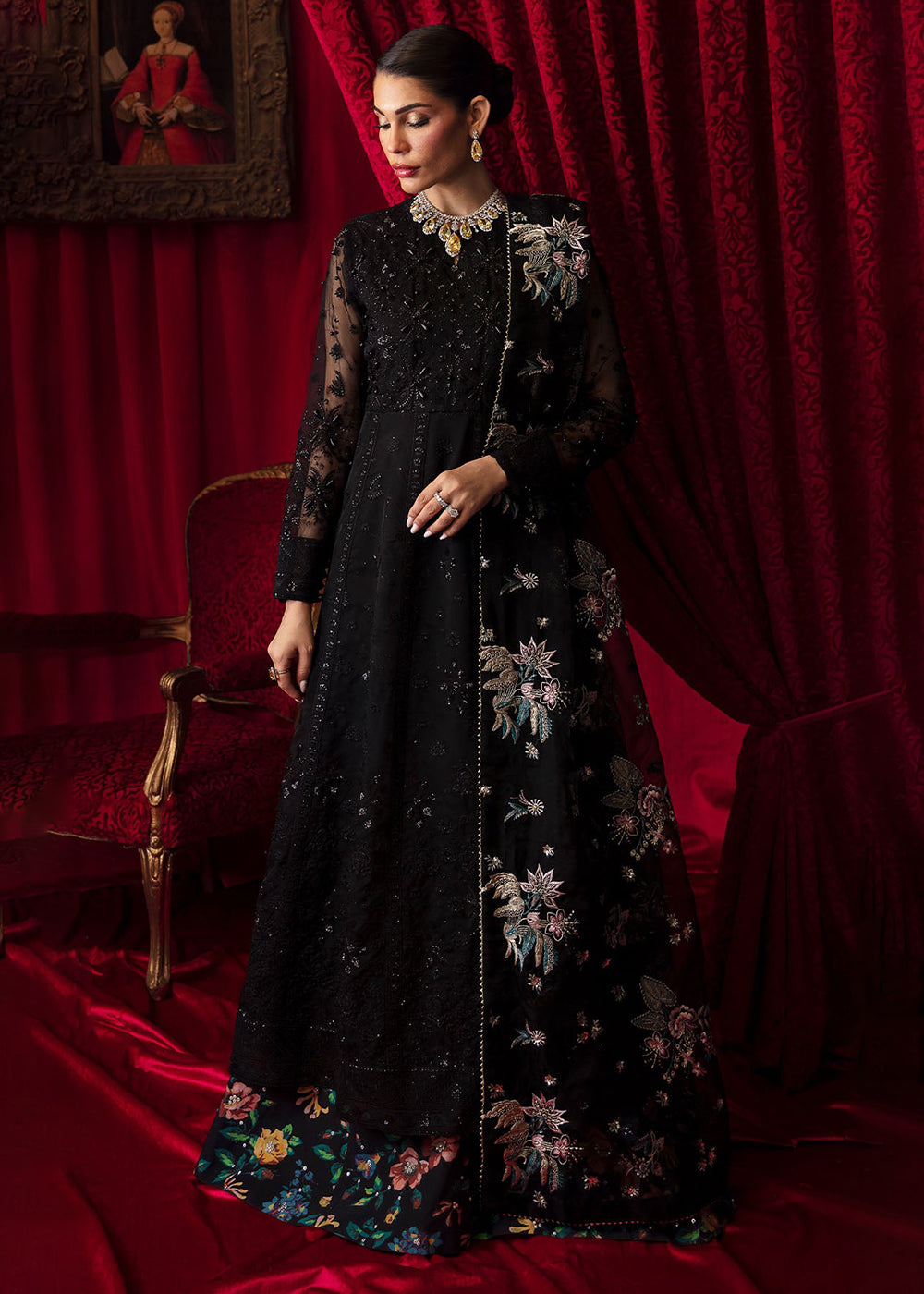 Buy Now Elanora Luxury Chiffon Collection '24 by Nureh | Onora-NEL-53 Online at Empress Online in USA, UK, Canada & Worldwide at Empress Clothing. 