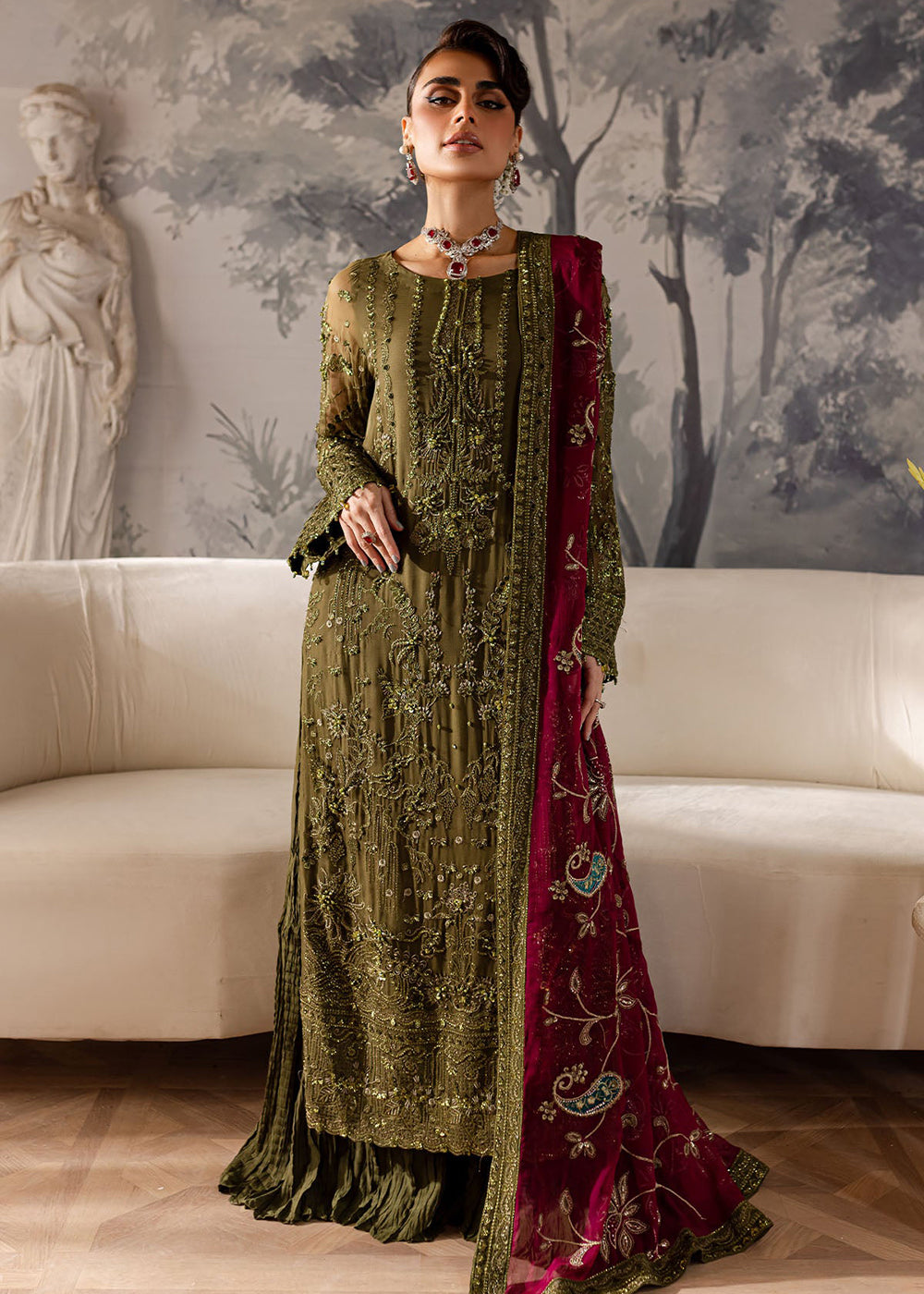 Buy Now Elanora Luxury Formals Collection '24 by Nureh | NEL-56 Online at Empress Online in USA, UK, Canada & Worldwide at Empress Clothing. 