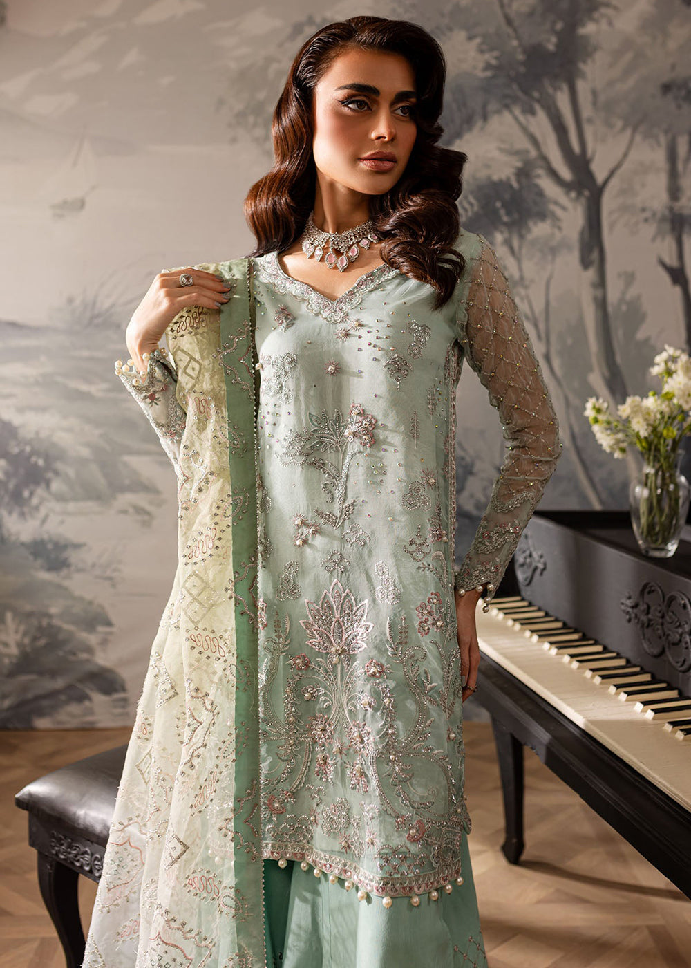 Buy Now Elanora Luxury Formals Collection '24 by Nureh | NEL-57 Online at Empress Online in USA, UK, Canada & Worldwide at Empress Clothing.