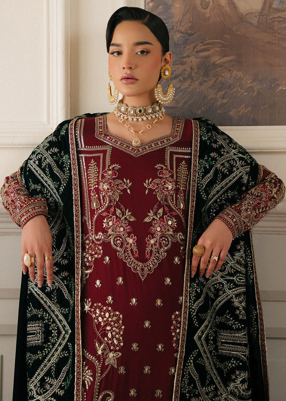 Buy Now Elanora Embroidered Formals '25 by Nureh | NEL-62 Online in USA, UK, Canada & Worldwide at Empress Clothing.