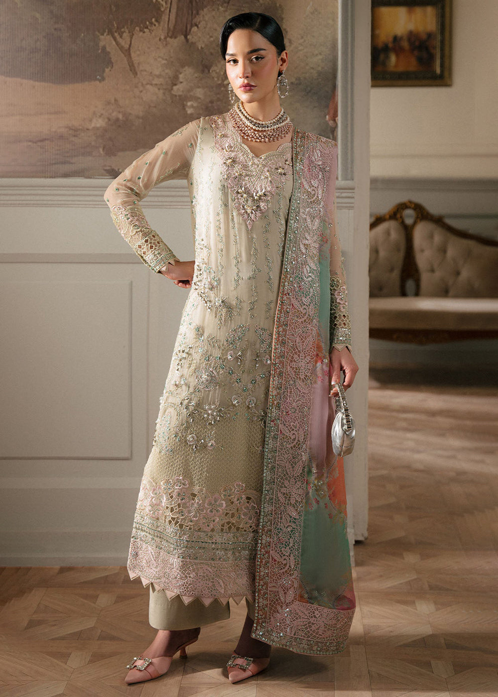 Buy Now Elanora Embroidered Formals '25 by Nureh | NEL-63 Online in USA, UK, Canada & Worldwide at Empress Clothing.