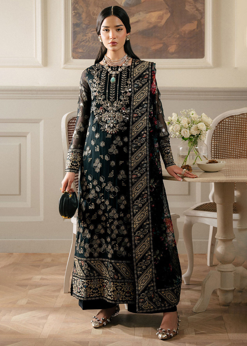 Buy Now Elanora Embroidered Formals '25 by Nureh | NEL-64 Online in USA, UK, Canada & Worldwide at Empress Clothing.