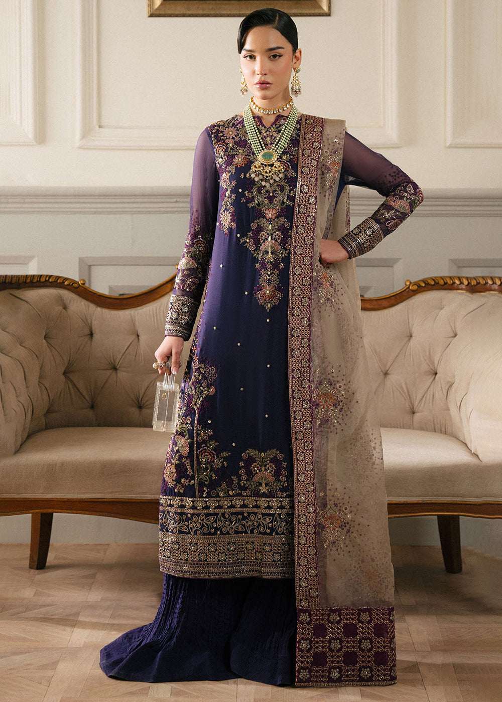 Buy Now Elanora Embroidered Formals '25 by Nureh | NEL-65 Online in USA, UK, Canada & Worldwide at Empress Clothing. 