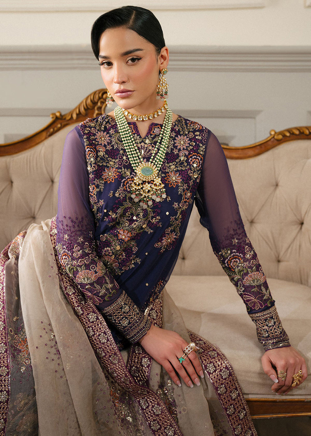 Buy Now Elanora Embroidered Formals '25 by Nureh | NEL-65 Online in USA, UK, Canada & Worldwide at Empress Clothing. 