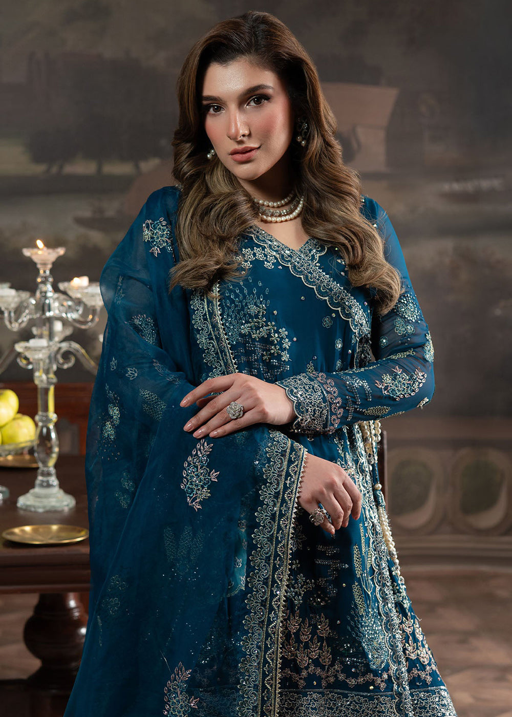 Buy Now Elanora Embroidered Formals '25 by Nureh | NEL-67 Online in USA, UK, Canada, Germany, Italy, Austria, France, UAE & Worldwide at Empress Clothing.