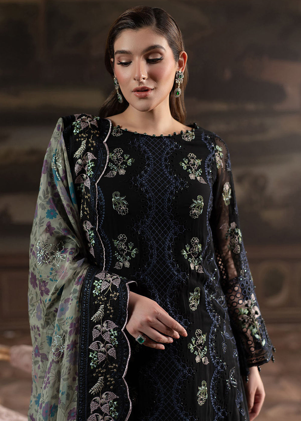 Buy Now Elanora Embroidered Formals '25 by Nureh | NEL-71 Online in USA, UK, Canada, Germany, Italy, Austria, France, UAE & Worldwide at Empress Clothing.