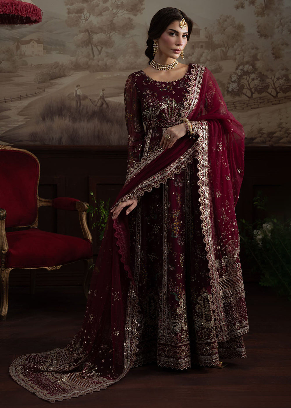 Buy Now Elanora Embroidered Formals '25 by Nureh | NEL-72 Online in USA, UK, Canada, Germany, Italy, Austria, France, UAE & Worldwide at Empress Clothing.