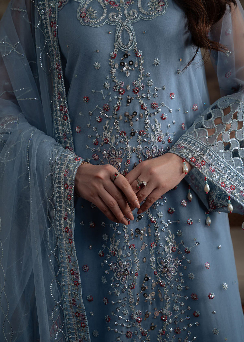 Buy Now Elanora Embroidered Formals '25 by Nureh | NEL-74 Online in USA, UK, Canada, Germany, Italy, Austria, France, UAE & Worldwide at Empress Clothing.