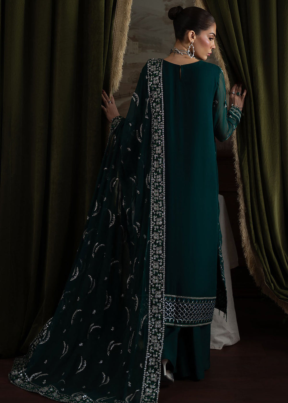 Buy Now Elanora Embroidered Formals '25 by Nureh | NEL-77 Online in USA, UK, Canada, Germany, Italy, Austria, France, UAE & Worldwide at Empress Clothing.