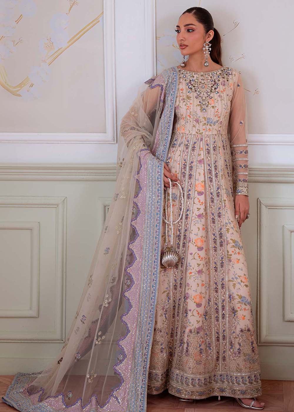 Buy Now Elanora Embroidered Formals '25 by Nureh | NEL-80 Online in USA, UK, Canada, Germany, Italy, Austria, France, UAE & Worldwide at Empress Clothing.