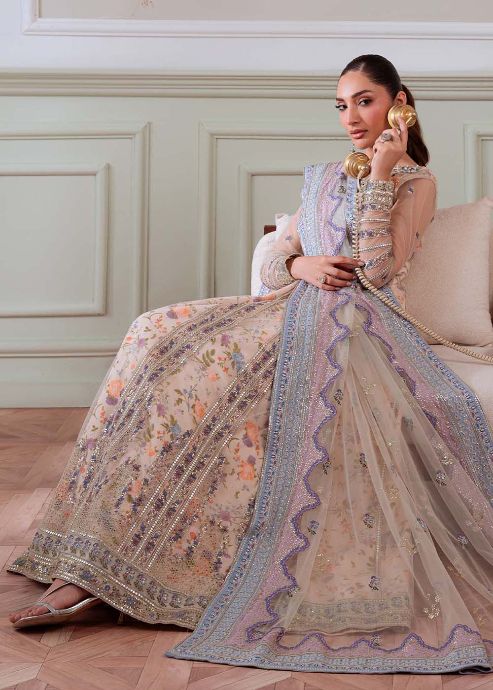 Buy Now Elanora Embroidered Formals '25 by Nureh | NEL-80 Online in USA, UK, Canada, Germany, Italy, Austria, France, UAE & Worldwide at Empress Clothing.