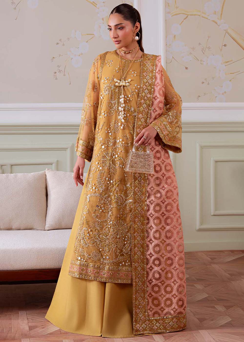 Buy Now Elanora Embroidered Formals '25 by Nureh | NEL-81 Online in USA, UK, Canada, Germany, Italy, Austria, France, UAE & Worldwide at Empress Clothing.
