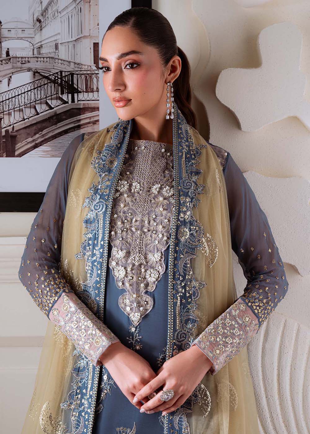 Buy Now Elanora Embroidered Formals '25 by Nureh | NEL-82 Online in USA, UK, Canada, Germany, Italy, Austria, France, UAE & Worldwide at Empress Clothing.
