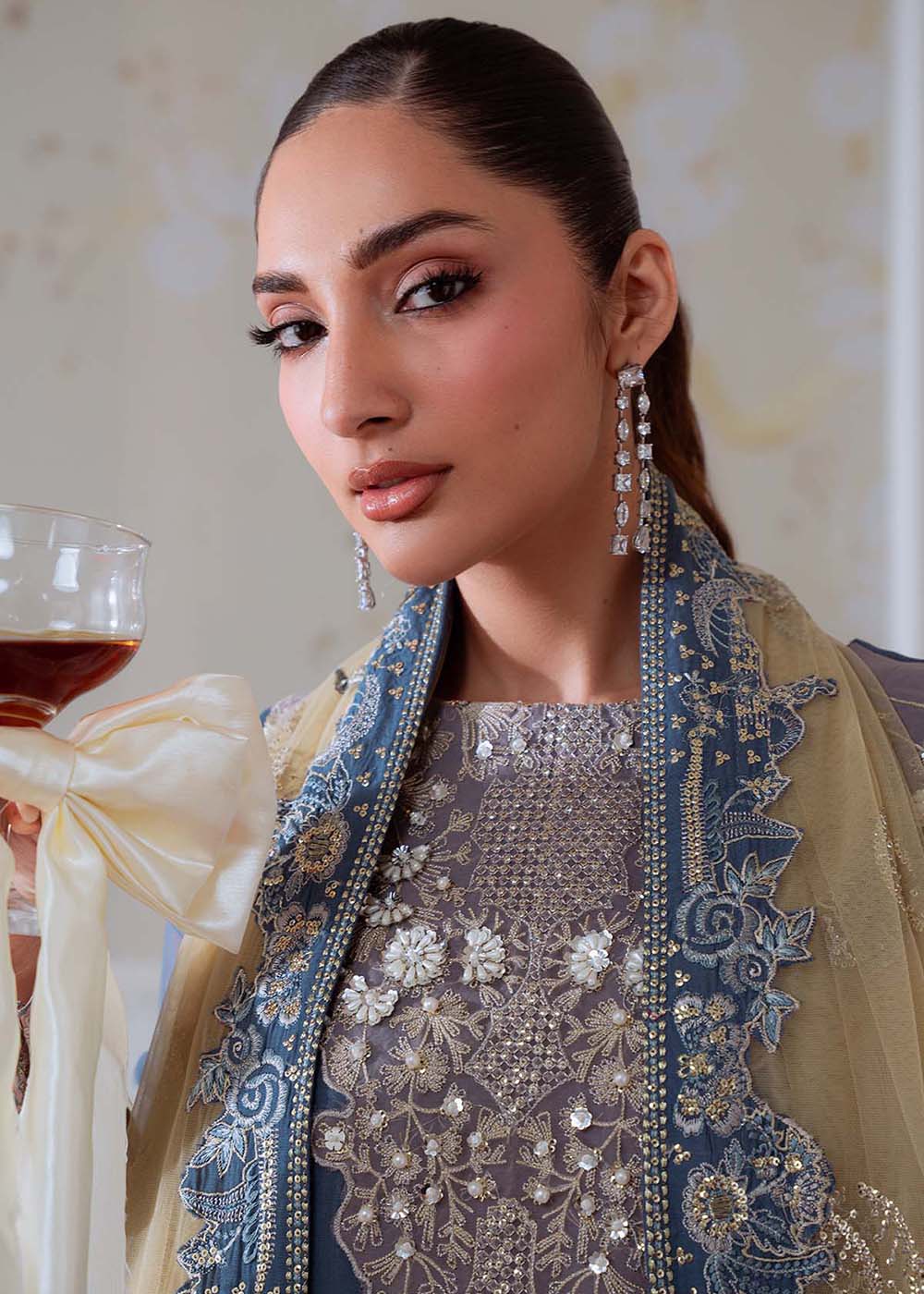 Buy Now Elanora Embroidered Formals '25 by Nureh | NEL-82 Online in USA, UK, Canada, Germany, Italy, Austria, France, UAE & Worldwide at Empress Clothing.