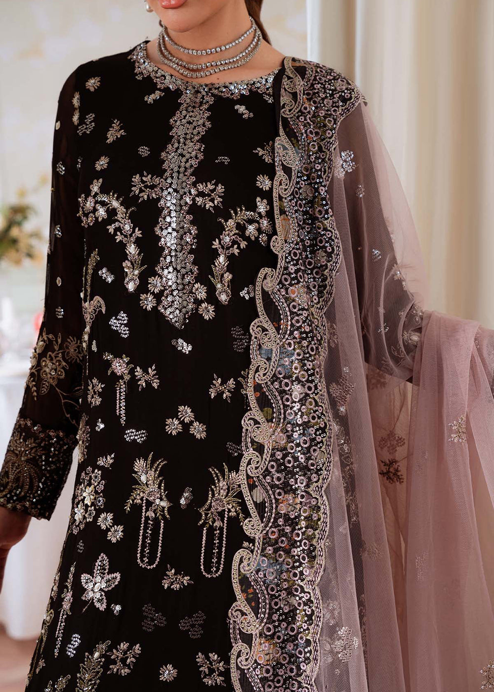 Buy Now Elanora Embroidered Formals '25 by Nureh | NEL-83 Online in USA, UK, Canada, Germany, Italy, Austria, France, UAE & Worldwide at Empress Clothing.