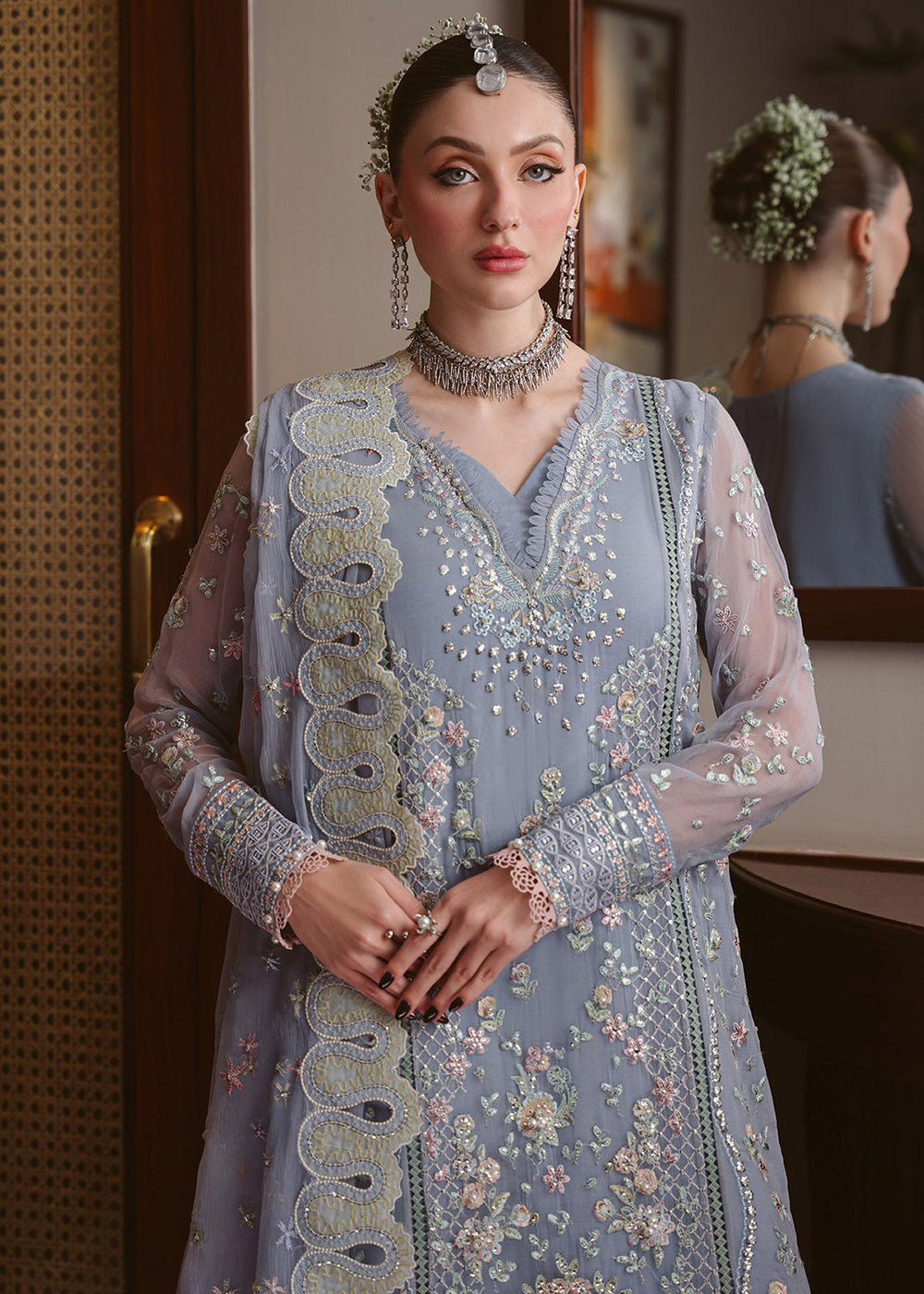 Buy Now Elaya Luxury Chiffons '26 by Nureh | NEL-94 Online in US, UK, Canada, France, Italy, Germany, Greece, Sweden, Netherlands, UAE & Worldwide at Empress.
