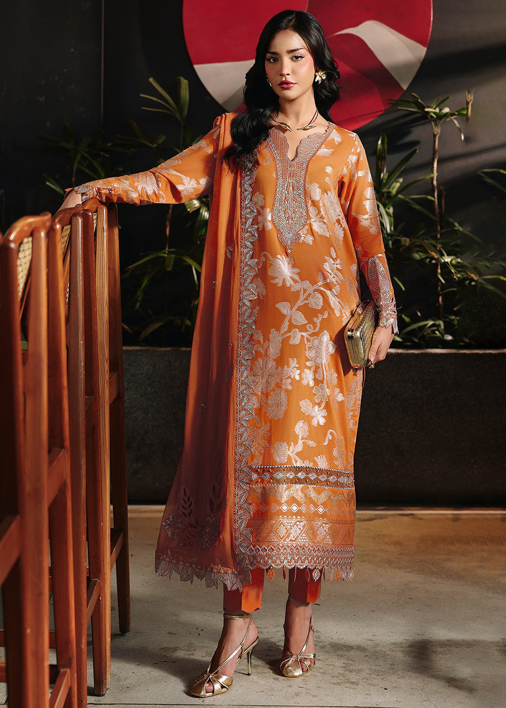 Buy Now Maya Jacquard Collection '26 by Nureh | NJ-109 Online in US, UK, Canada, France, Italy, Germany, Greece, Sweden, UAE, Switzerland & Worldwide at Empress