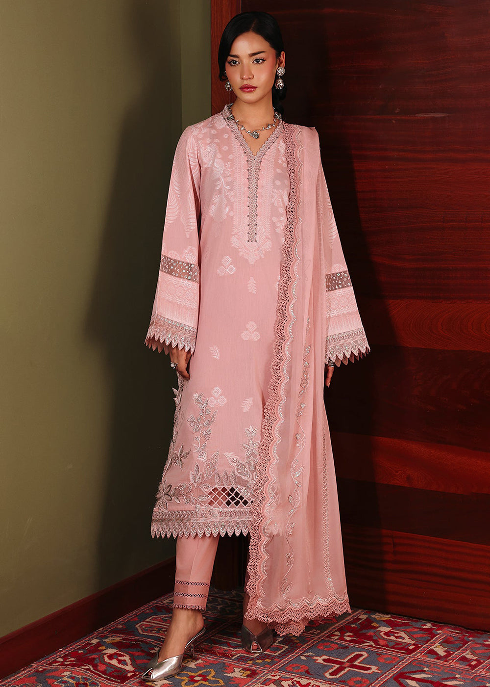 Buy Now Maya Jacquard Collection '26 by Nureh | NJ-111 Online in US, UK, Canada, France, Italy, Germany, Greece, Sweden, UAE, Switzerland & Worldwide at Empress
