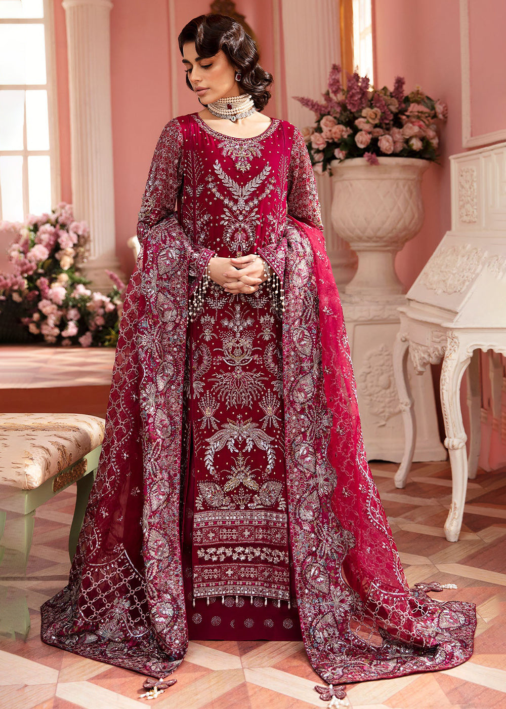 Buy Now The Secret Garden Luxury Unstitched Formals '24 by Nureh | CHARLOTTE Online at Empress Online in USA, UK, Canada & Worldwide at Empress Clothing.