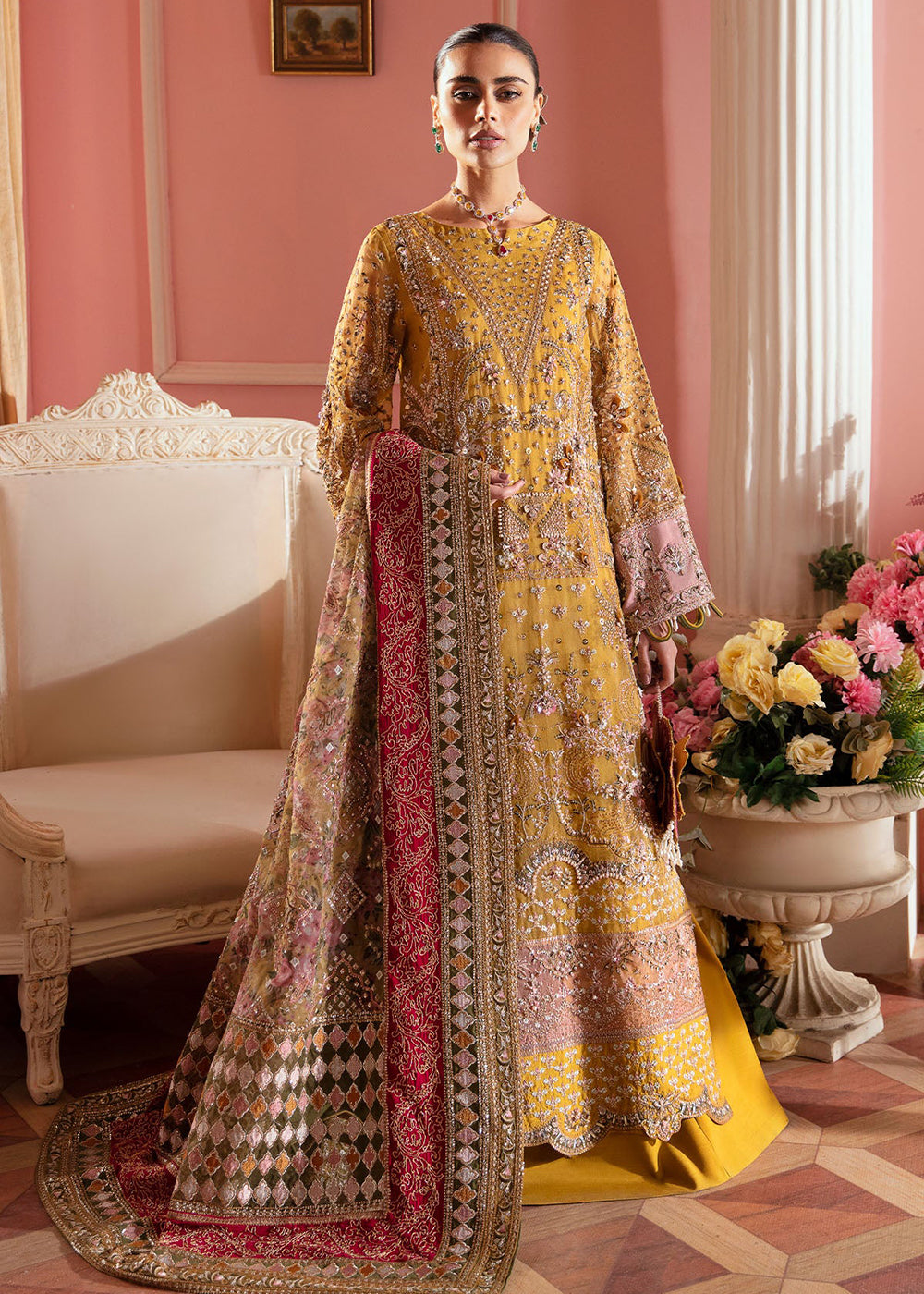 Buy Now The Secret Garden Luxury Unstitched Formals '24 by Nureh | FLORENCE Online at Empress Online in USA, UK, Canada & Worldwide at Empress Clothing.