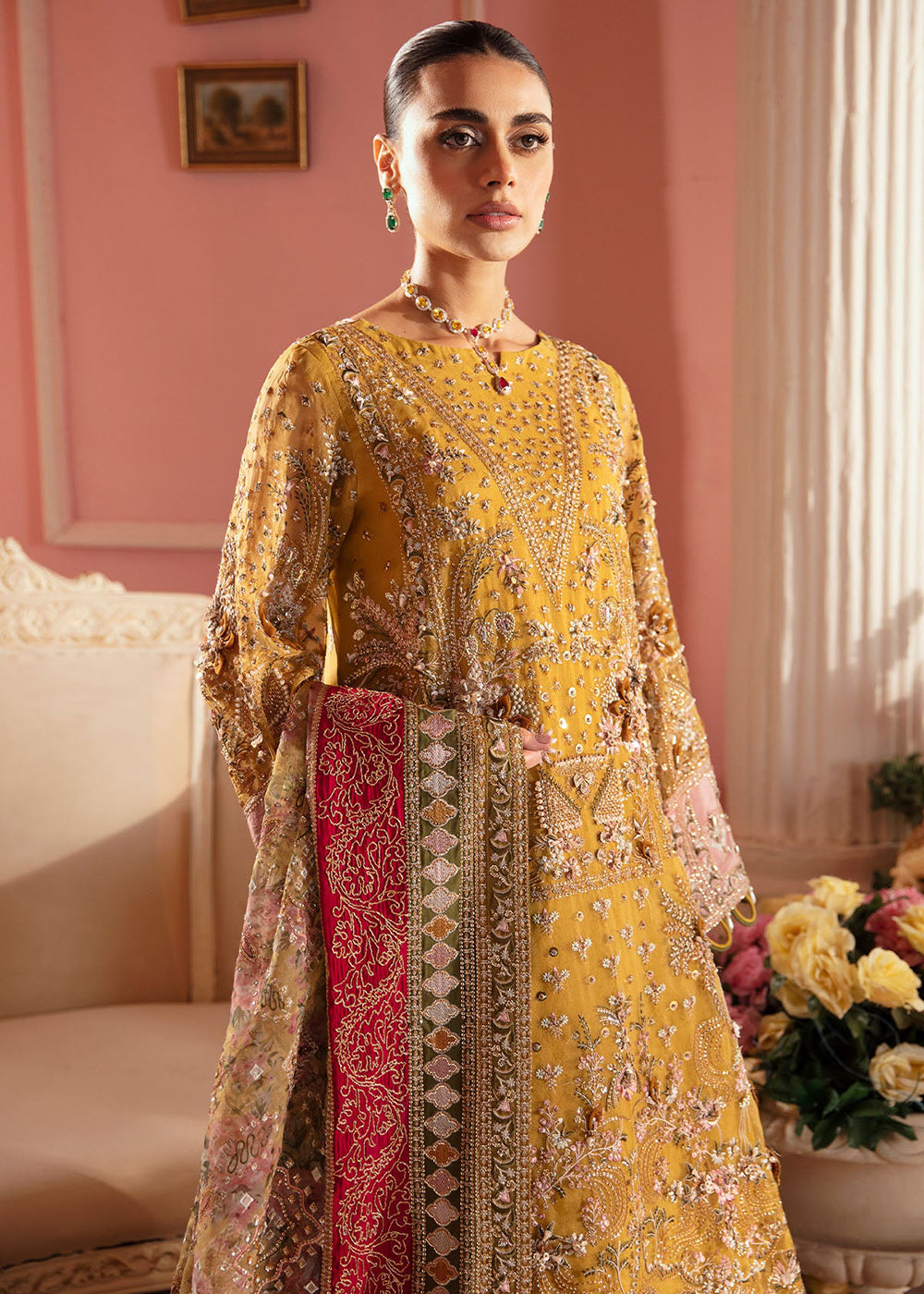Buy Now The Secret Garden Luxury Unstitched Formals '24 by Nureh | FLORENCE Online at Empress Online in USA, UK, Canada & Worldwide at Empress Clothing.