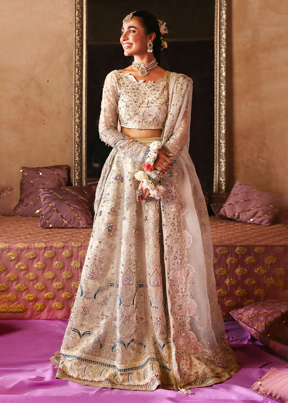 Buy Now Jhoomro Wedding Luxury Formals '24 by Nureh | NL-72 CHANDNI Online at Empress Online in USA, Italy, Germany & Worldwide at Empress Clothing. 