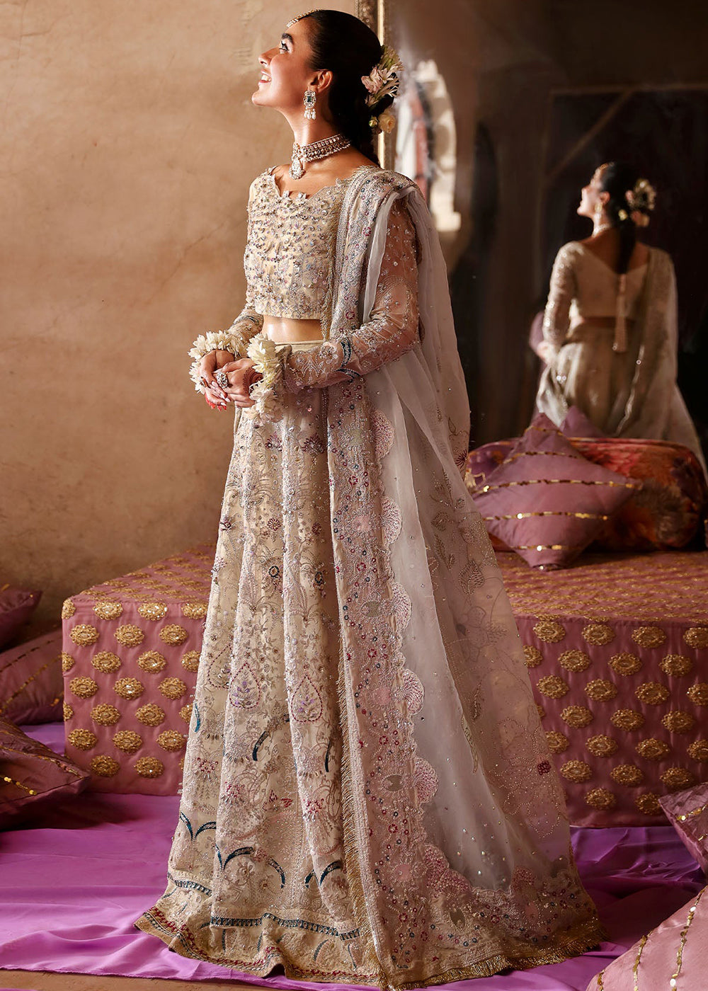 Buy Now Jhoomro Wedding Luxury Formals '24 by Nureh | NL-72 CHANDNI Online at Empress Online in USA, Italy, Germany & Worldwide at Empress Clothing. 