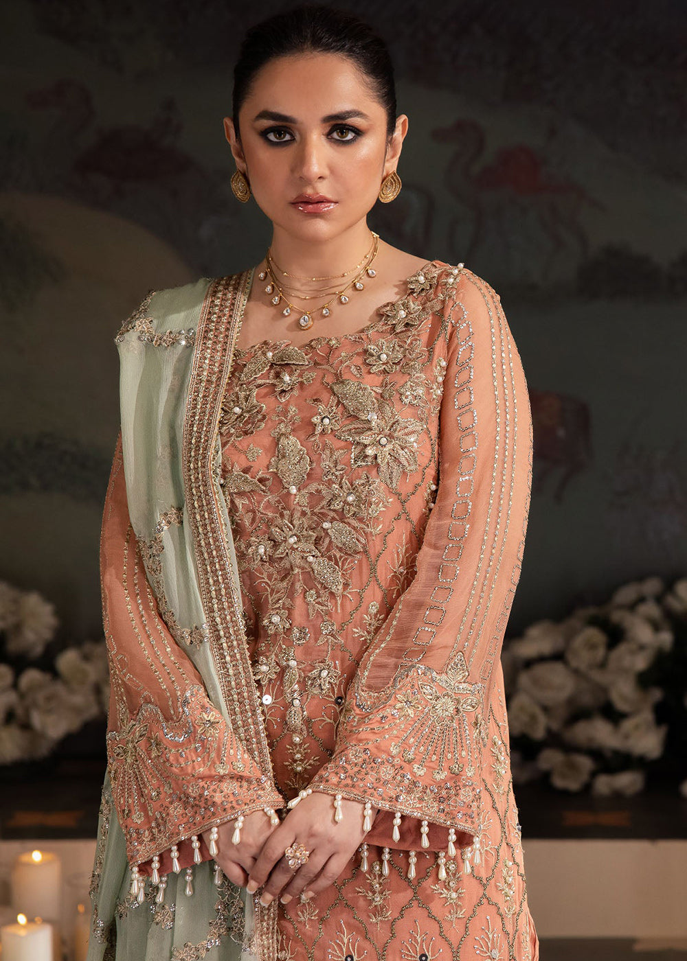 Buy Now Alfaaz Luxury Chiffon Formals '24 by Nureh | NL-79 MEHAR  Online at Empress Online in USA, UK, Canada & Worldwide at Empress Clothing. 